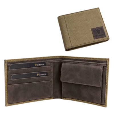 Official Guinness Canvas & Leather Wallet