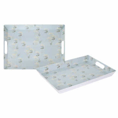 Coco & Gray Serving Tray 38cm Mini Blue Blossom Design