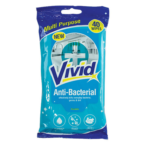 Antibacterial Multi Purpose Cleaning Wipes