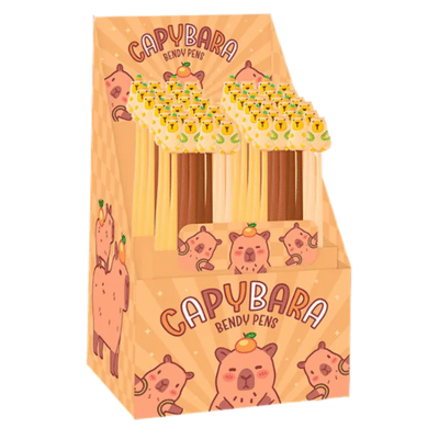Capybara Bendy Pen In Display Box