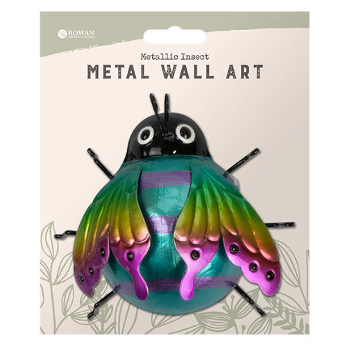 Metallic Insect Wall Decoration