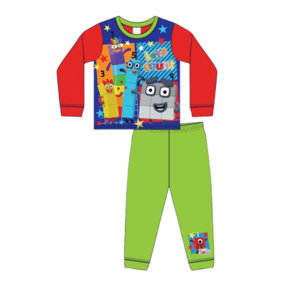 Official Numberblocks Younger Boys Pyjamas
