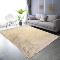 Sandstone Contemporary Metallic Design Rug