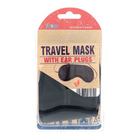 Travel Mask + Earplug Set