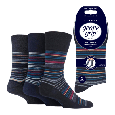 Mens Gentle Grip Socks Cont Ensemble