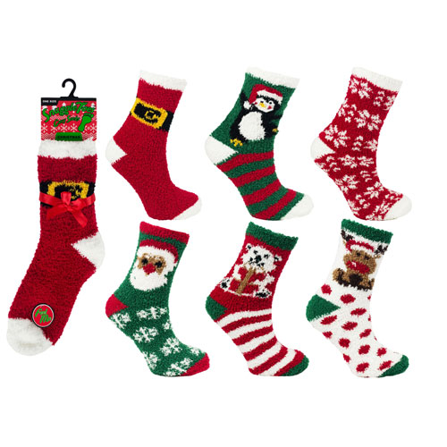 Wholesale Christmas Socks | Wholesale Socks | Snuggle Toes Ladies ...