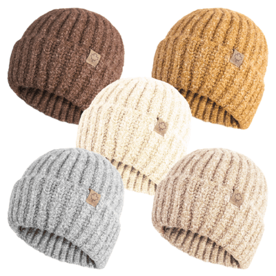 Ladies Supersoft Rib Knit Hat With Wool