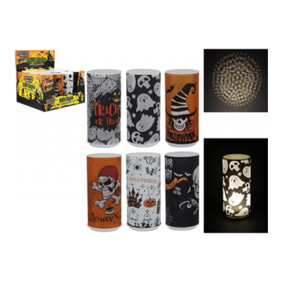 Battery Operated LED Halloween Light - 6 Assorted