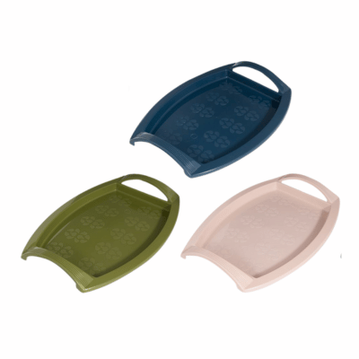 Bright Colour Trays with Handles