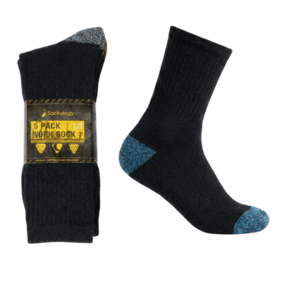 5 Pack Work Socks - Sockology