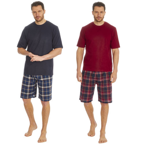 Mens Jersey T Shirt And Woven Shorts Set | Wholesale Nightwear ...
