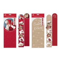 2 Pack Traditional Design Christmas Card Holders