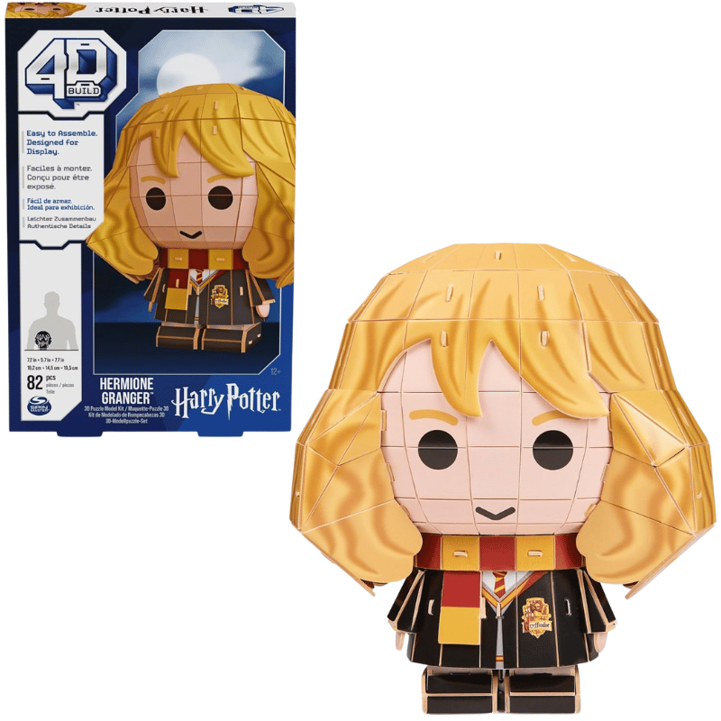 Official Harry Potter 4D Build 82 Piece Model Kit - Hermione Granger