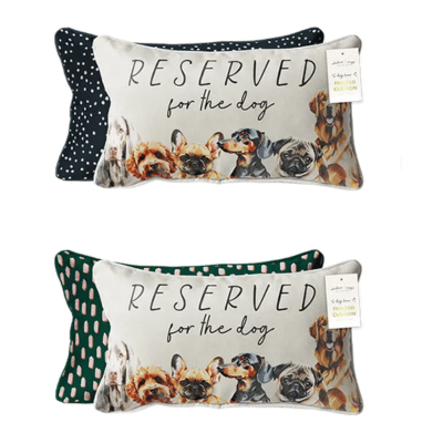 Dog Print Cushion 44cm x 23cm
