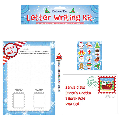 Christmas Letter To Santa Writing Kit
