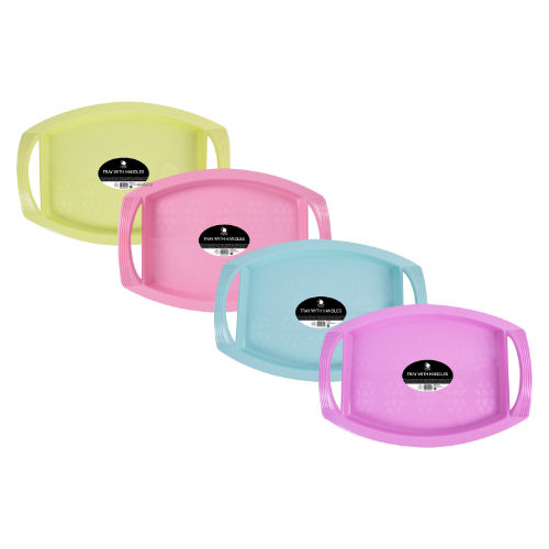 Bright Colour Trays with Handles