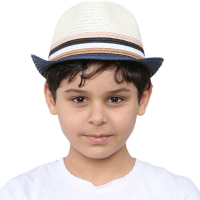 Boys Stripe Design Trilby Hat
