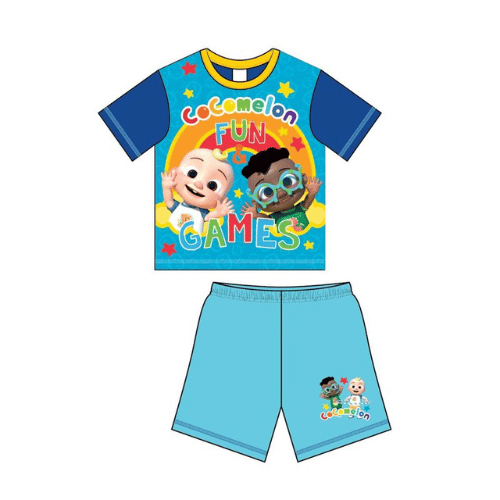 Official Toddler Boys Cocomelon Shortie Pyjamas