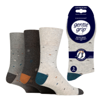 Mens Gentle Grip Geometric Myriad Socks