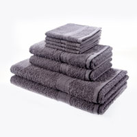 Luxury 8 Piece Oxford Towel Bale Charcoal