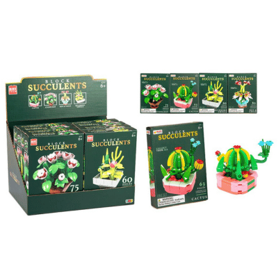 Block Tech Build Your Own Block Succulent Plants 85 Piece