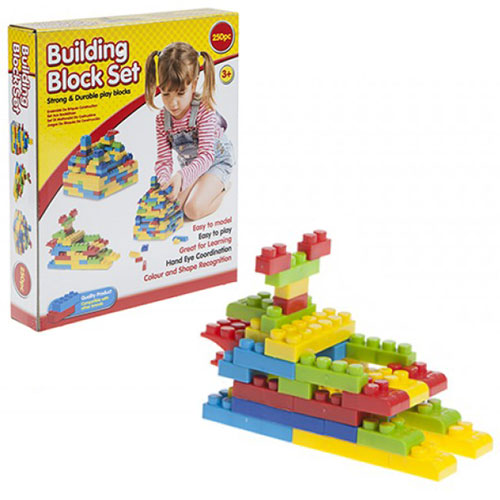 250 Piece Building Brick Set Wholesale Toys A&K Hosiery