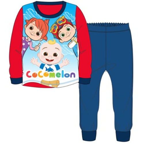 Boys Official Cocomelon Red And Blue Pyjamas