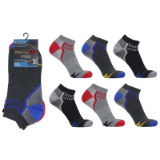 Mens Performax Pro Design Trainer Socks Dark Assorted - Carton Price