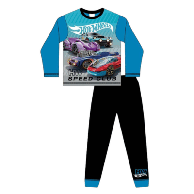 Official Boys Older Hot Wheels Pyjamas
