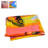 Bright Butterfly Pattern Scarf