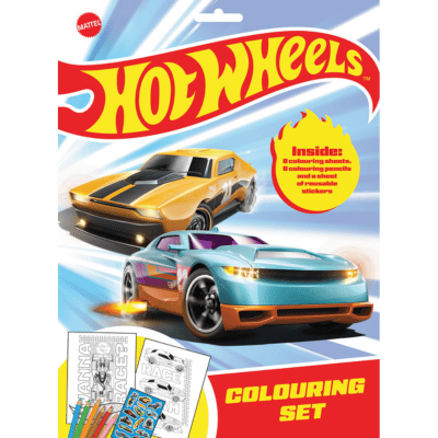 Official Hot Wheels Colouring Set