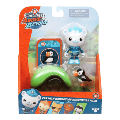 Official Octonauts Above and Beyond Deluxe Toy Figure - Captain Barnacles Adventure Pack