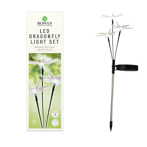 Garden LED Dragonfly Set