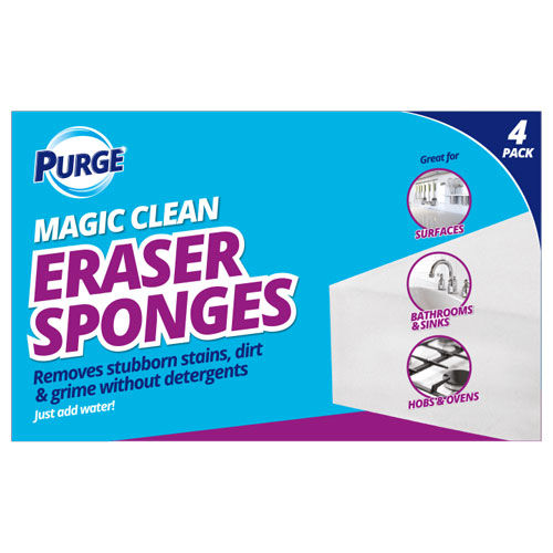 Magic Cleaning Eraser Sponges 4 Pack