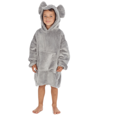 Infants Elephant Novelty Snuggle Hoodie