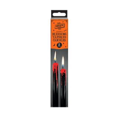 Halloween Bleeding Tapered Candles 2 Pack