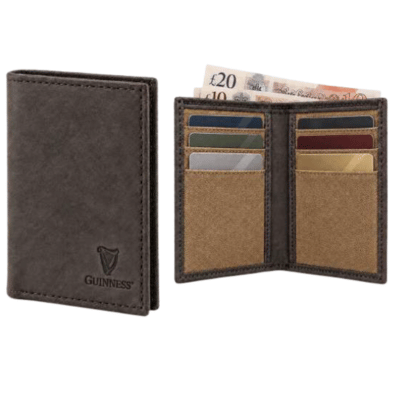 Official Guinness Canvas & Leather Credit Card Wallet