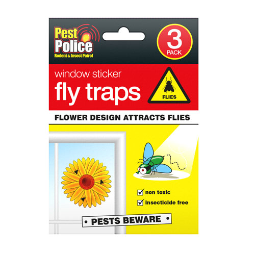 Window Sticker Fly Traps 3 Pack