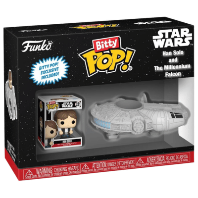 Official Funko Bitty POP! Rides Han Solo And The Millennium Falcon