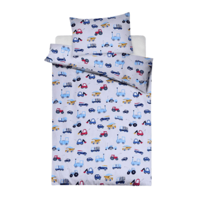 Kids Trucks Tractors & Cars Duvet Set