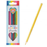 Glitter Coloured Pencils 8 Pack