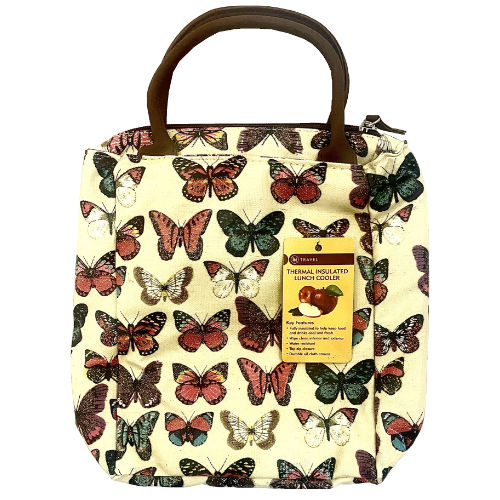 Butterfly Cooler Lunch Bag With Handle