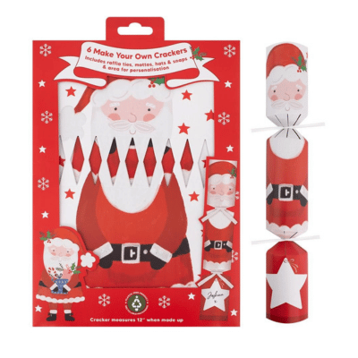 Make Your Own Christmas Santa 12" Crackers