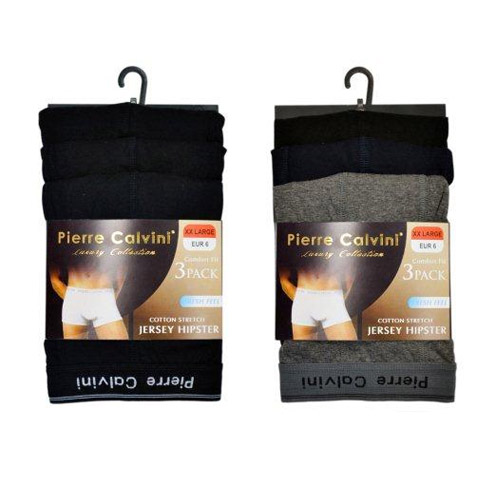 Mens Jersey Boxer Hipster Pierre Calvini