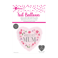 Mothers Day Heart Foil Balloon