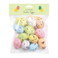 12 Pack Medium Hanging Easter Eggs