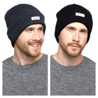 Mens Thinsulate Lined Beanie Hat