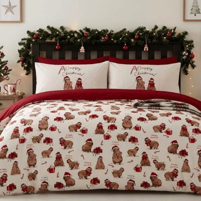 Christmas Cappy Rotary Duvet Set
