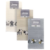Novelty Design Jacquard Border Tea Towels