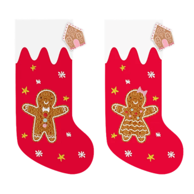 Gingerbread Christmas Stocking